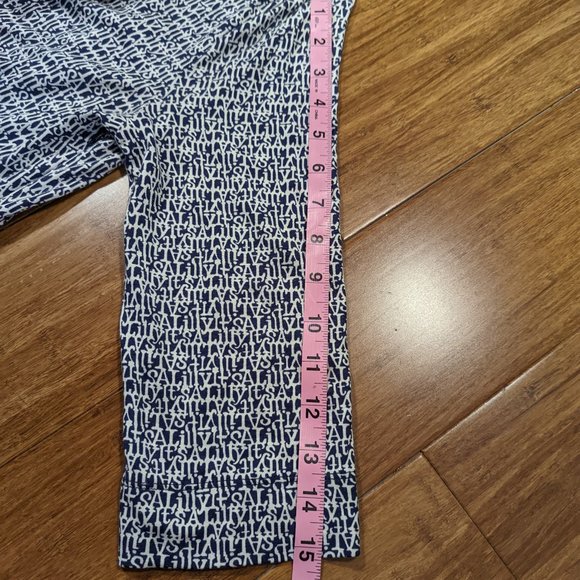 Lilly Pulitzer Blayney Navy/White Ruffle Dress It's a Lilly Print - Picture 12 of 14